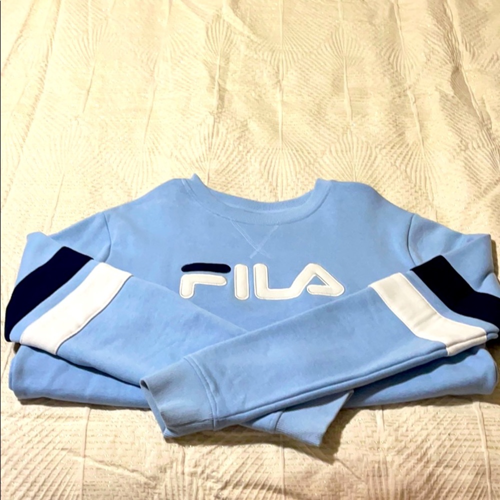 Blue Fila Crewneck Sweatshirt!